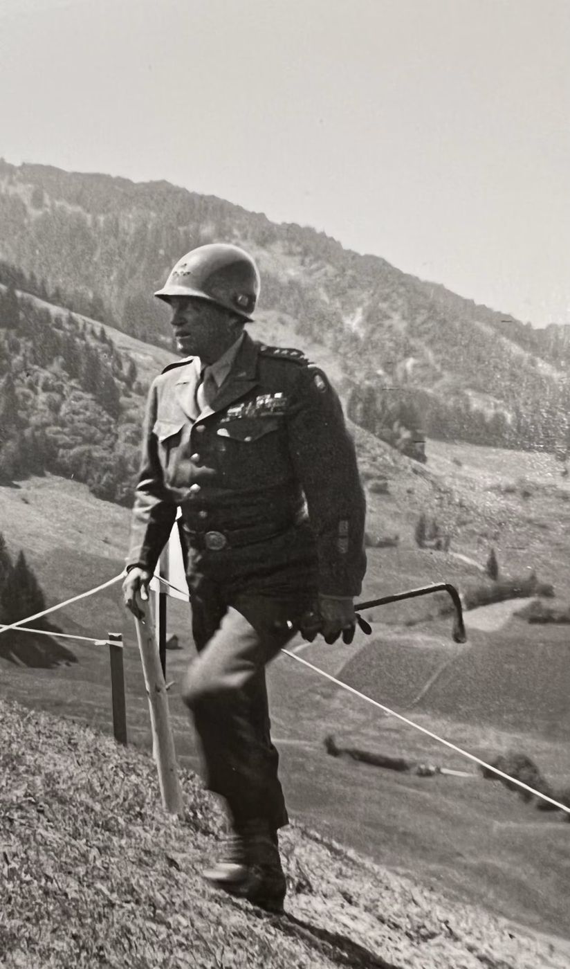 On a mountain slope.