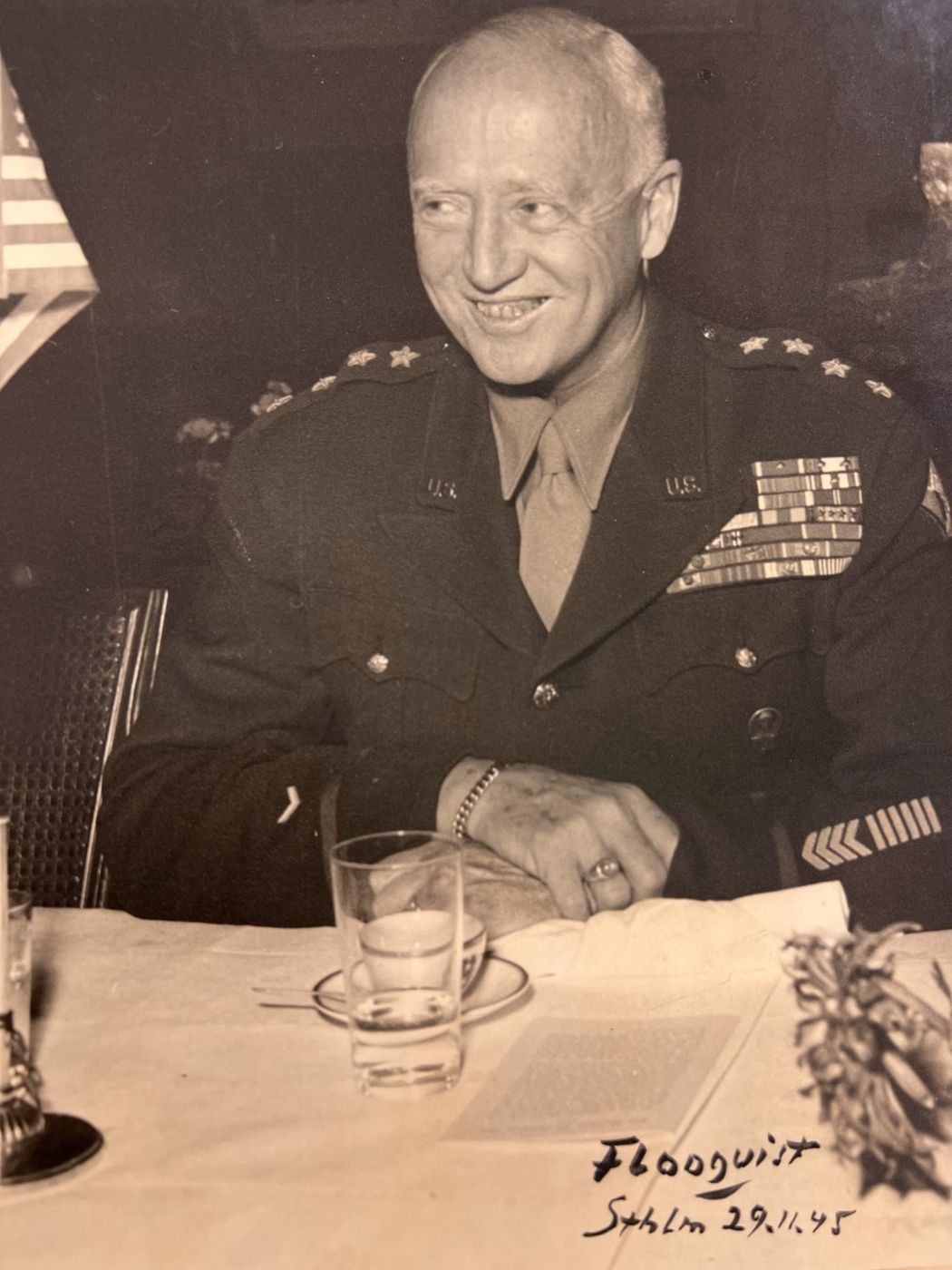 A signed print, dated 1945.